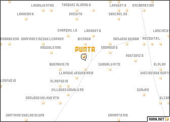 map of Punta