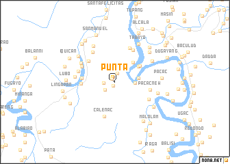 map of Punta