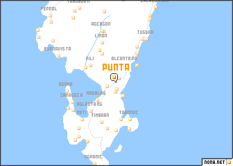 map of Punta