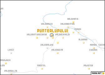 map of Puntea Lupului