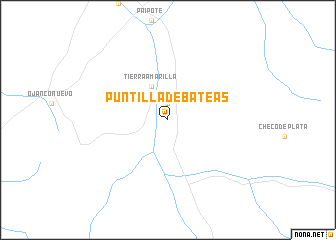 map of Puntilla de Bateas