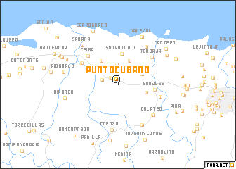 map of Punto Cubano