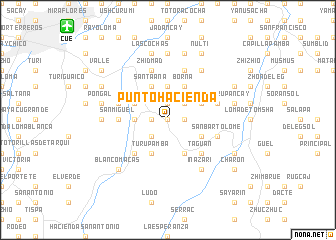 map of Punto Hacienda