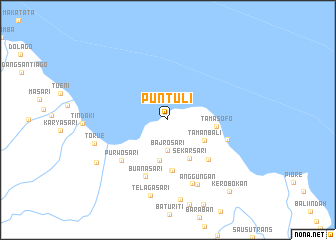 map of Puntuli