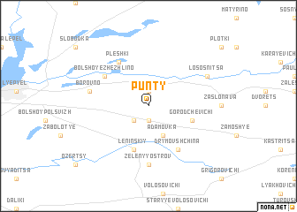 map of Punty