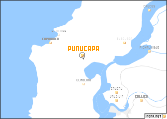 map of Punucapa