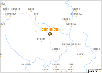 map of Punukrom