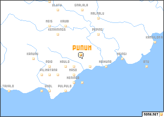 map of Punum