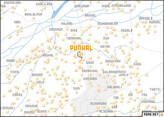 map of Punwāl