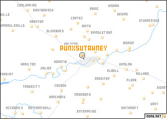 map of Punxsutawney