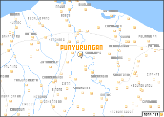 map of Punyurungan