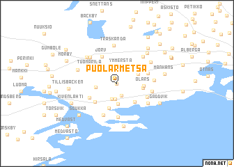 map of Puolarmetsä