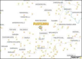 map of Puŏngbau