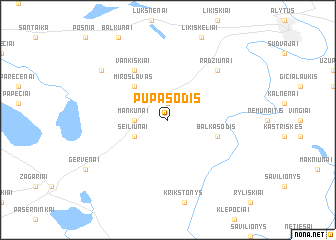 map of Pupasodis