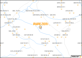 map of Pupezeni