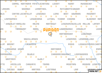 map of Pupidon