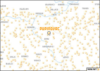 map of Pupinovac