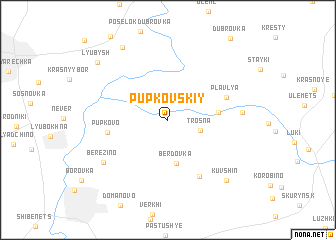 map of Pupkovskiy