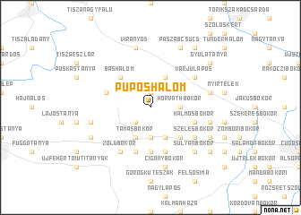 map of Púposhalom