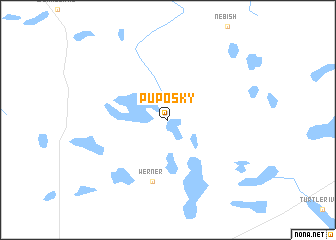 map of Puposky