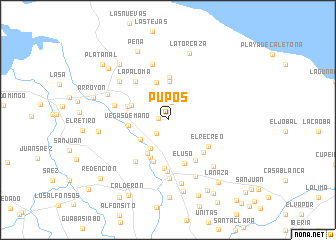 map of Pupos