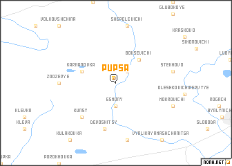 map of Pupsa