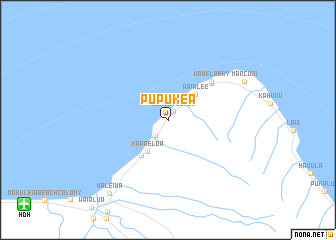 map of Pupukea