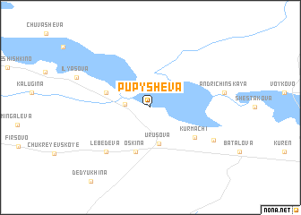 map of Pupysheva