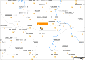 map of Puqiao