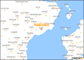 map of Puqizhen