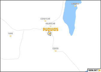 map of Puquios