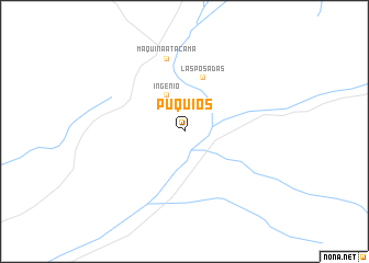 map of Puquios