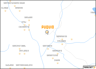 map of Puquio