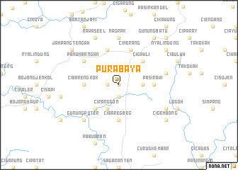 map of Purabaya