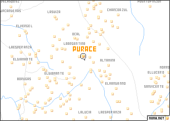 map of Puracé