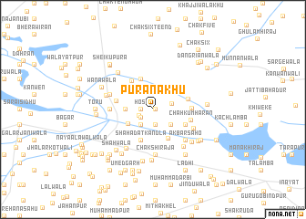 map of Purāna Khu