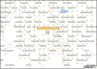 map of Puran Bogra