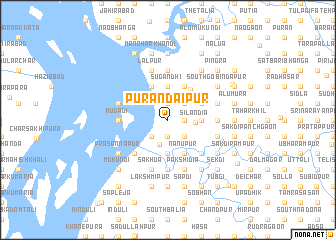map of Purandaipur