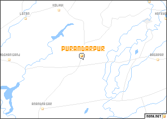 map of Purandarpur