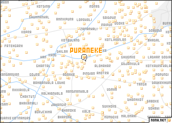 map of Purāneke