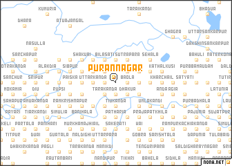 map of Purān Nagar