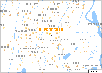 map of Purāno Goth