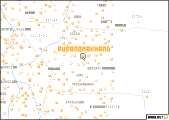 map of Purano Mākhand