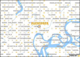 map of Purānpāra