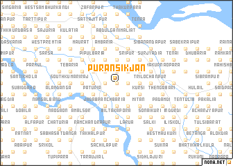 map of Purān Sikjān