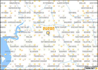 map of Puran