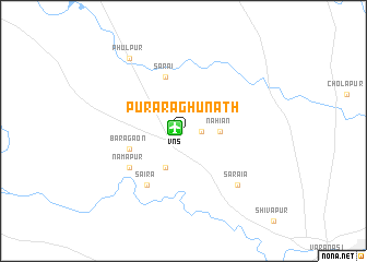 map of Pura Raghunāth