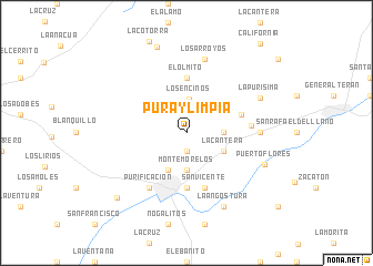 map of Pura y Limpia