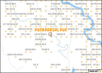 map of Purba Ābdālpur