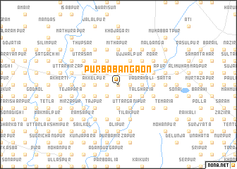 map of Purba Bangaon